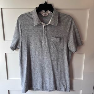 Original Penguin Gray Heritage Slim Polo - Size L